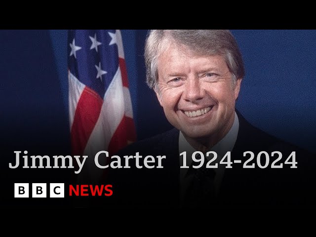 ⁣Former US President Jimmy Carter dies aged 100 | BBC News