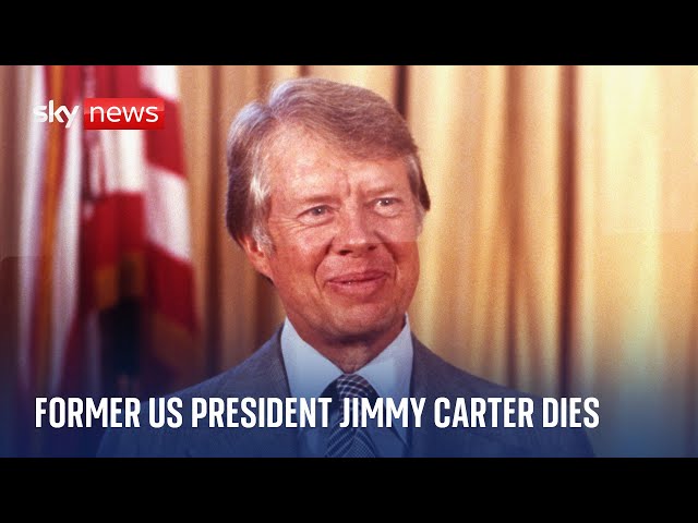 ⁣BREAKING: Former US president Jimmy Carter dies aged 100