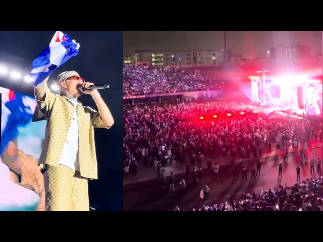 ⁣¡Sold Out! Bebeshito llena el Pitbull Stadium de Miami y hace historia en la música repartera cubana