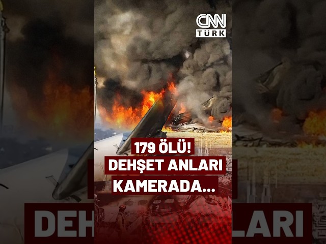 ⁣Sadece 2 Kişi Kurtuldu! Güney Kore'de Feci Uçak Kazası: Uçak Duvara Çarptı, 179 Kişi Öldü!