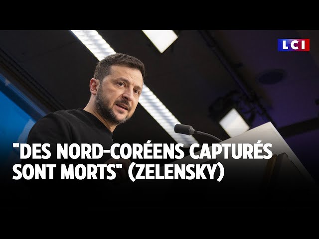 ⁣"Des nord-coréens capturés sont morts" (Zelensky)｜LCI