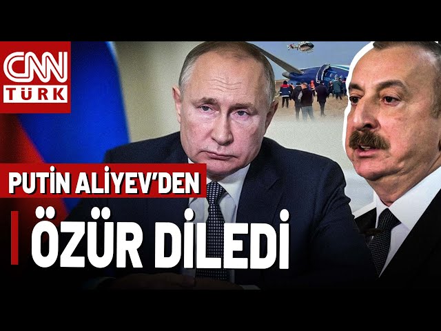 ⁣Azerbaycan'daki Uçak Kazası Sonrası Rusya'dan İlk Resmi Açıklama!: Putin Aliyev'den Ö