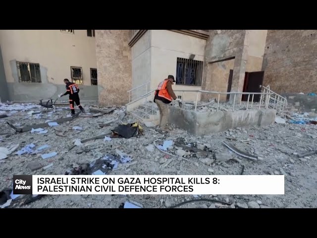 ⁣Israel targets hospitals in latest offensive on the Gaza Strip