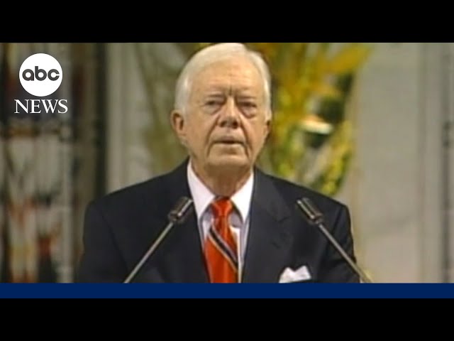 ⁣From the ABC News Archives: Jimmy Carter awarded the Nobel Prize