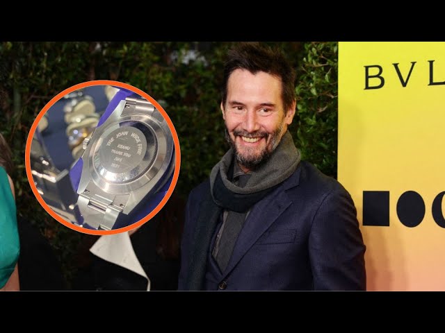 ⁣Así fue cómo el reloj robado a Keanu Reeves terminó en Chile