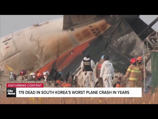 ⁣179 dead in South Korea's worst plane crash in years