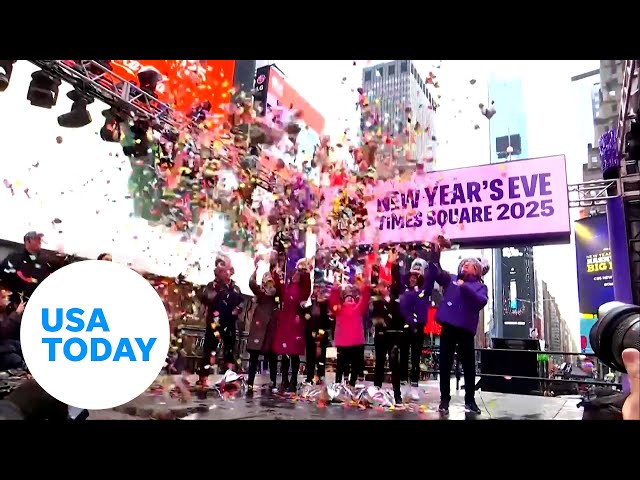 ⁣New York holds a confetti test in time for New Year's Eve | USA TODAY