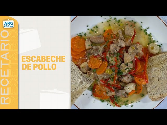 ⁣Cómo hacer ESCABECHE de POLLO: TIERNO y lleno de SABOR | ARGENTINA COCINA