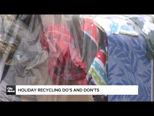 ⁣Tips on Holiday Recycling