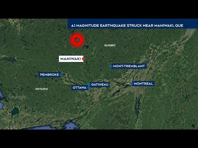 ⁣4.1 magnitude earthquake felt in parts of Ontario