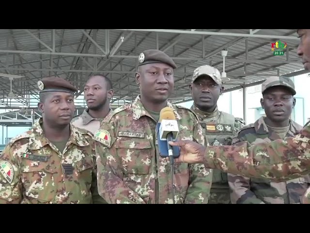 ⁣Actualités AES-Mali : le CEMGA, Col Mory Sanogo en visite de proximité à Kangaba et à Kouroumalé