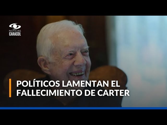 ⁣Personalidades de la política mundial se pronuncian sobre muerte de Jimmy Carter