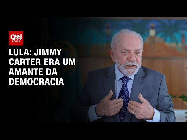 ⁣Lula: Jimmy Carter era um amante da democracia | CNN PRIME TIME