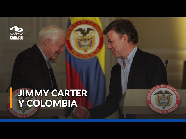 ⁣La última vez que Jimmy Carter visitó Colombia: así fue la relación de su gobierno con nuestro país