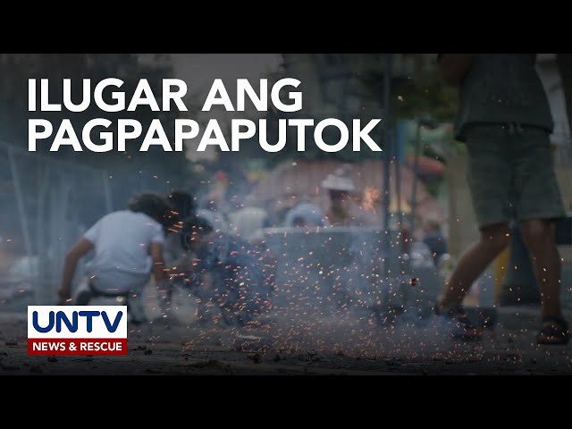 ⁣BFP, nanawagan sa mga LGU na magkaroon na ng designated fireworks display area para iwas disgrasya