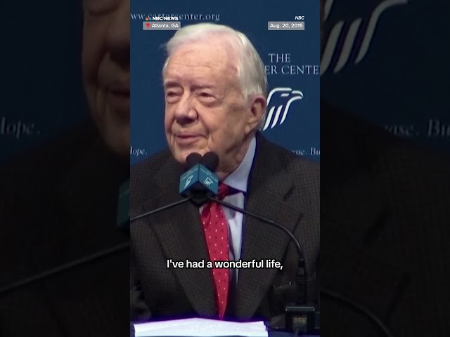 ⁣Former President Jimmy Carter has died at age 100