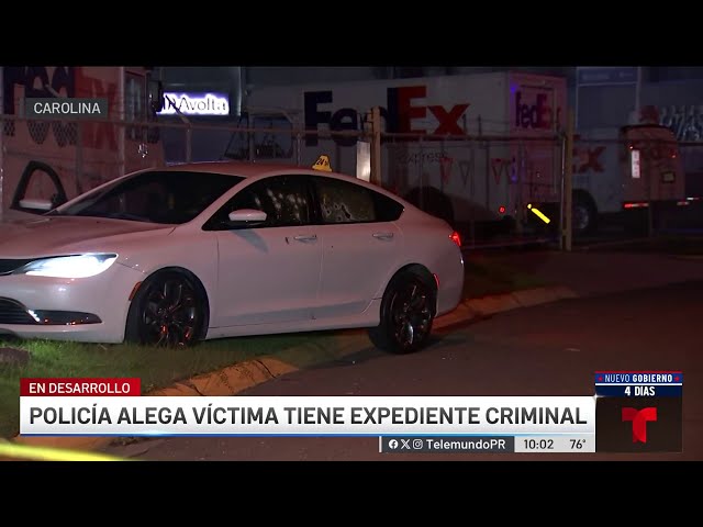 ⁣Sicarios ultiman a un hombre en Carolina