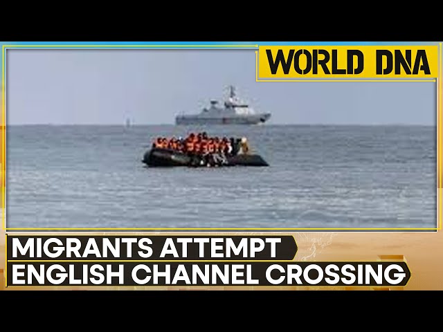 ⁣Boat Carrying Migrants Runs Into Trouble Near Beach In Sangatte | World DNA | WION