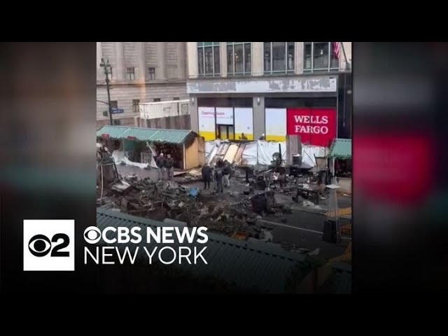 ⁣Woman who lost her business in Herald Square Christmas Market fire vows to bounce back