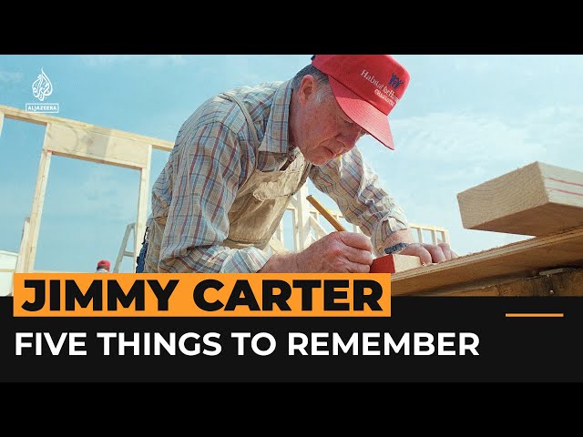 ⁣Five things Jimmy Carter will be remembered for | Al Jazeera Newsfeed