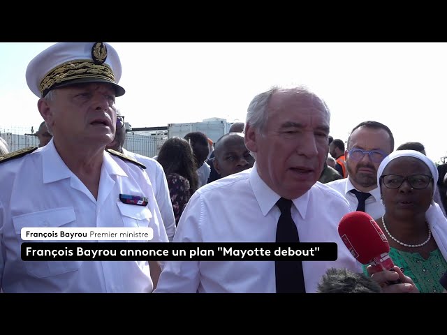 ⁣Cyclone Chido: Bayrou annonce un plan "Mayotte debout"