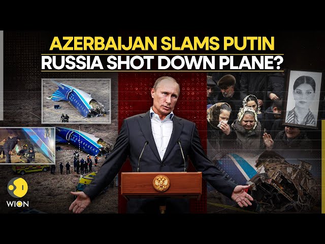 ⁣Azerbaijan Airlines Crash: Putin Accused Of Firing Missile Which Led To Kazhakstan Crash | WION LIVE