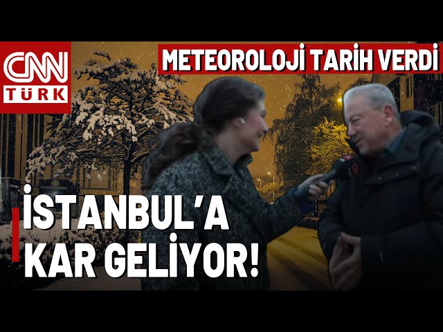 ⁣İstanbul'a Kar Uyarısı! Meteoroloji Kar Yağışı İçin Tarih Verdi