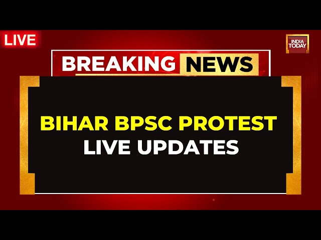 ⁣Bihar BPSC Protest LIVE: Lathicharge On Protesting Students | Case Filed Against Prashant Kishor