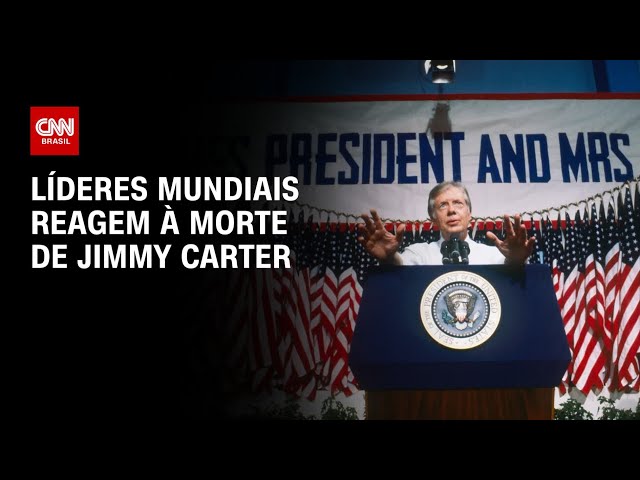 ⁣Líderes mundiais reagem à morte de Jimmy Carter | CNN NOVO DIA