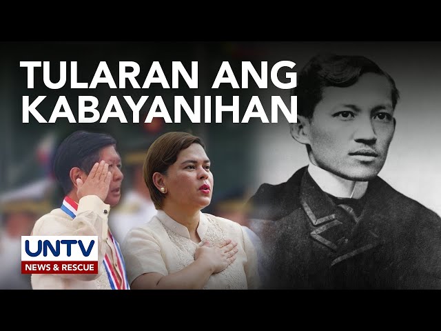 ⁣PBBM at VP Sara, nanawagan ng pag-alala, pagtulad sa mga sakripisyo ni Dr. Jose Rizal