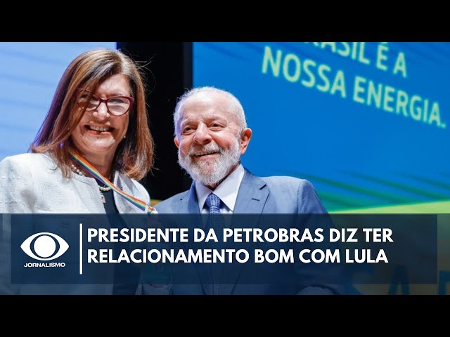 ⁣Presidente da Petrobras diz ter “relacionamento muito bom” com Lula | Canal Livre