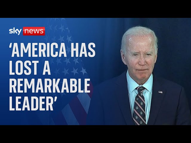 ⁣President Biden leads tributes to 'man for all time' Jimmy Carter