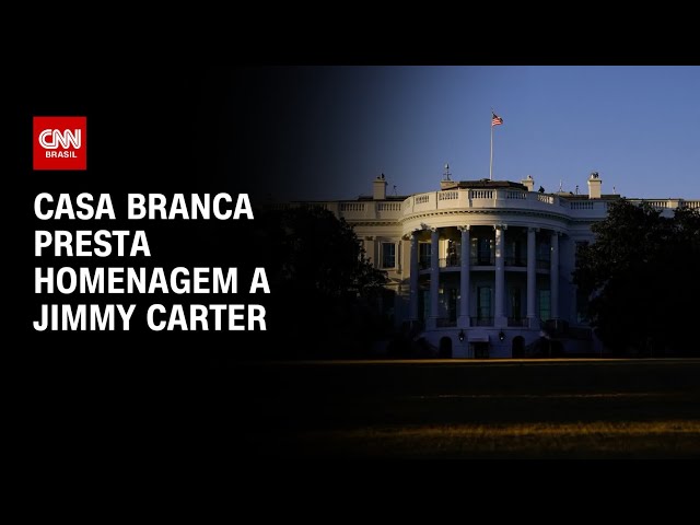 ⁣Casa Branca presta homenagem a Jimmy Carter | CNN NOVO DIA