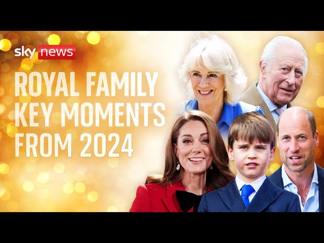 ⁣Royal family's key moments from 2024 - From cancer diagnosis to royal tour