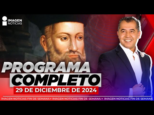 ⁣Imagen Noticias Fin de Semana con Enrique Sánchez | Programa completo 29 de diciembre de 2024