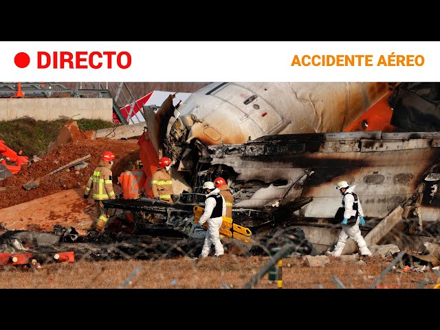 ⁣COREA DEL SUR: AEROPUERTO DE MUÁN tras ACCIDENTE de AVIÓN que DEJA 179 MUERTOS | RTVE