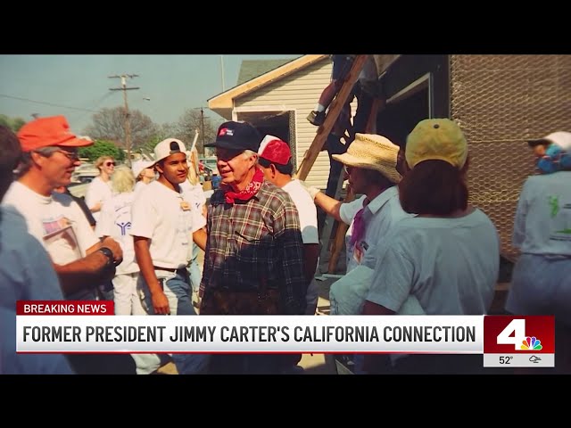 ⁣Jimmy Carter's impact in California after his presidency