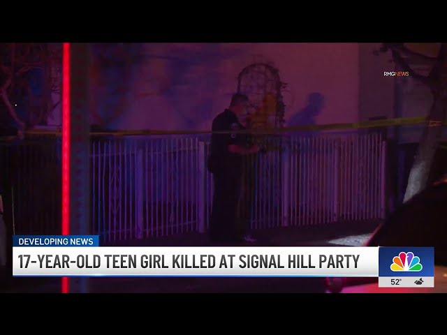 ⁣17-year-old girl killed at Signal Hill party