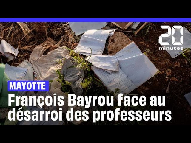 ⁣Mayotte : François Bayrou face au désarroi des professeurs