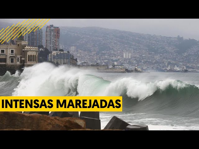 ⁣EN VIVO: Intensas marejadas en las costas de Chile