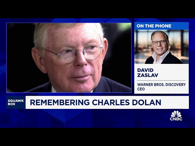 ⁣Warner Bros. Discovery CEO Zaslav on Charles Dolan's legacy: He was an 'extraordinary entr