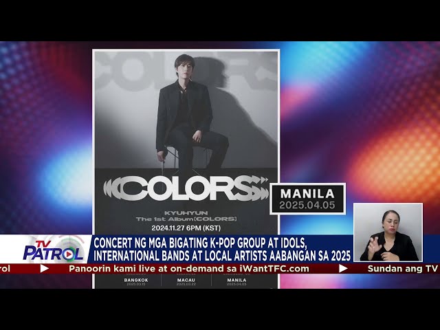 ⁣Mga concert ng bigating K-pop groups at idols, international bands at local artists aabangan sa 2025