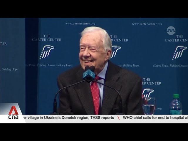 ⁣Former US President Jimmy Carter dies aged 100