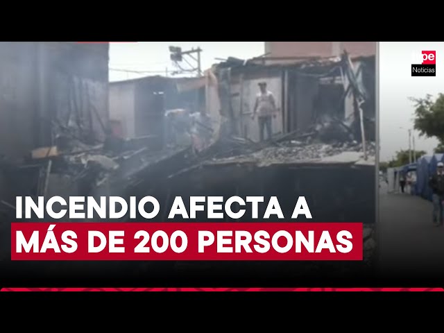 ⁣Incendio en el Callao: familias damnificadas solicitan ayuda tras perderlo todo