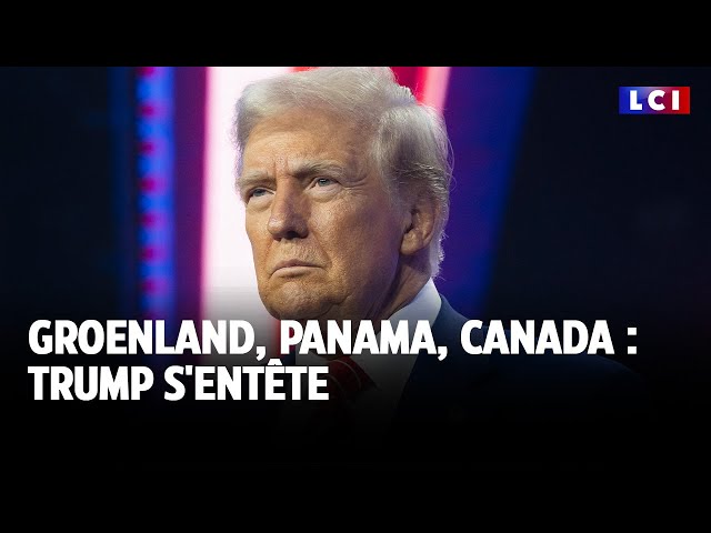 ⁣Groenland, Panama, Canada : Trump s'entête｜LCI