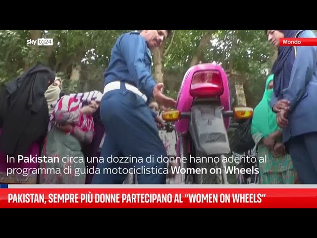 ⁣Pakistan, sempre più donne partecipano al “Women on Wheels”