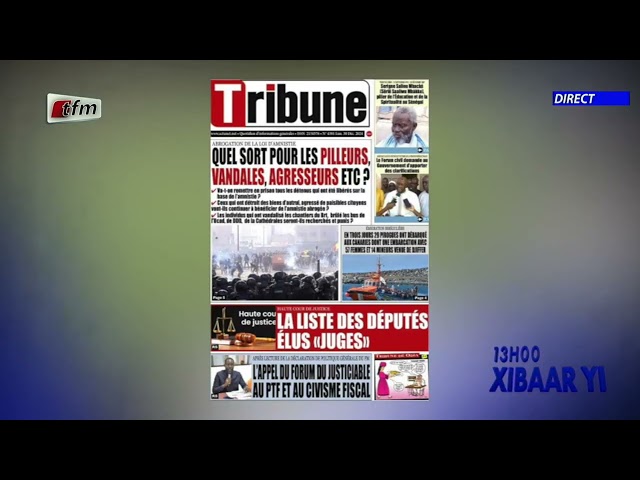 ⁣Revue de Presse du 30 Décembre 2024 présenté par Mamadou Mouhamed Ndiaye