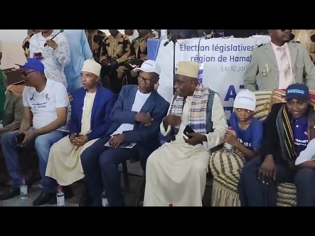 ⁣MNOUNGOU HAMAHAMET : Meeting de Mbaé,ministre des affaires étrangères candidat aux législatives