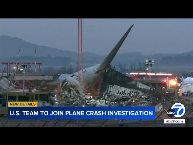 ⁣U.S. team to join plane crash investigation in South Korea