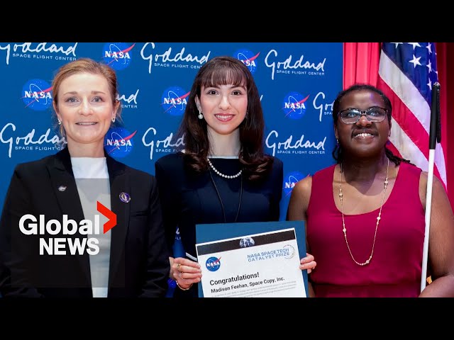 ⁣Young Edmonton woman developing 3D printer for space, working for NASA